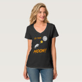 Bitcoin BTC naar de Moon Bull Cryptocurrency Hold T-shirt (Voorkant volledig)