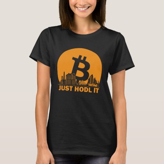 Bitcoin Buenos Aires Skyline Buenos Aires Bitcoin T-shirt (Voorkant)
