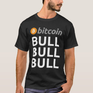Bitcoin Bull Cryptocurrency BTC Hodl T-shirt