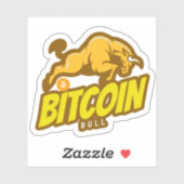 Bitcoin Bull run - BTC Crypto Sticker (Vel)