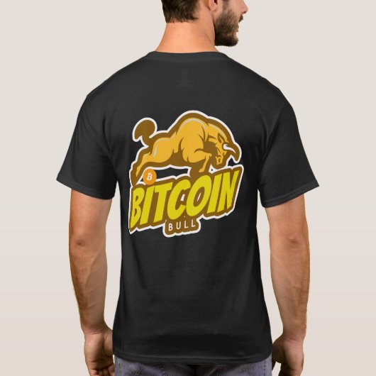 Bitcoin Bull run - BTC Crypto T-shirt (Achterkant)