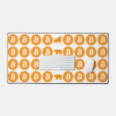 Bitcoin bureau Mat (Clavier et souris)