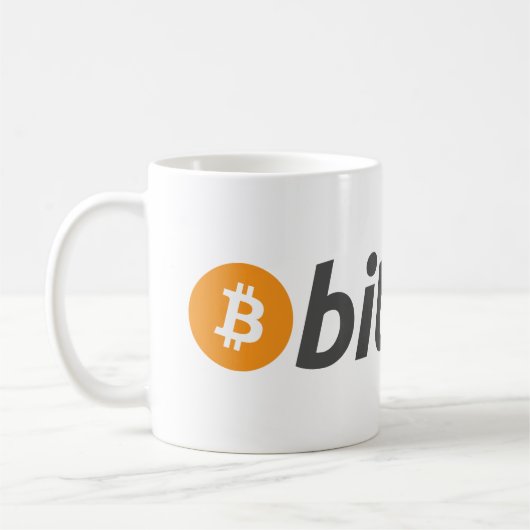 Bitcoin café Mug (Gauche)