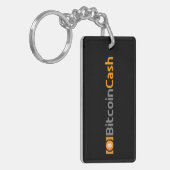 Bitcoin Cash BCH Logo 8 bits | Porte-clés (Devant gauche)