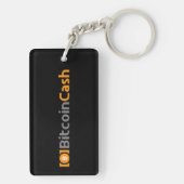Bitcoin Cash BCH Logo 8 bits | Porte-clés (Dos)