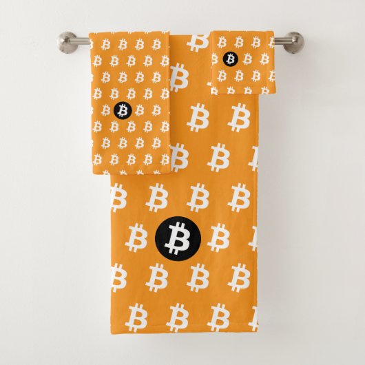 Bitcoin Classic Orange Bad Handdoek (Insitu)