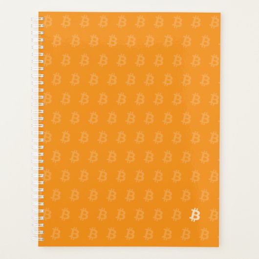 Bitcoin Classic Orange Planner (Voorkant)