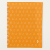 Bitcoin Classic Oranje Planner (Voorkant)