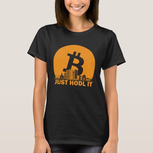 Bitcoin Copenhagen Skyline  Copenhagen Bitcoin Max T-shirt (Voorkant)