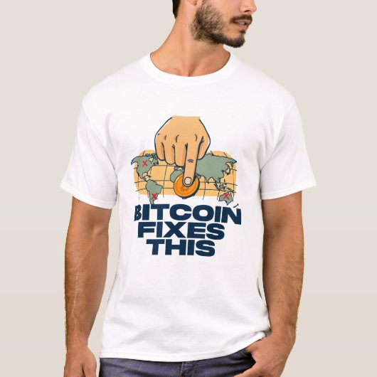 Bitcoin Corrige Cela - T-Shirt Bitcoin (Devant)