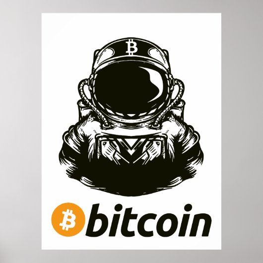 BITCOIN-Crypto Astronaut Poster (Voorkant)