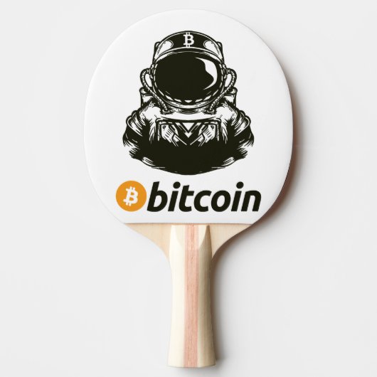 BITCOIN-Crypto Astronaut Tafeltennisbatje (Voorkant)