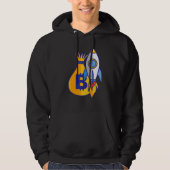 Bitcoin Crypto Bags To The Moon Cryptocurrency Dec Hoodie (Voorkant)