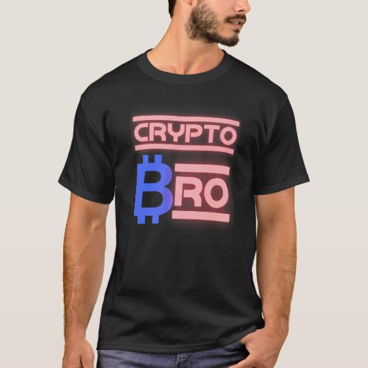 Bitcoin Crypto Bro Blockchain Wallet Ethereum Doge T-shirt (Voorkant)