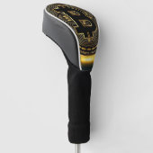 Bitcoin Crypto- Golfheadcover (Schuin)