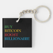 Bitcoin Crypto Sleutelhanger (Achterkant)