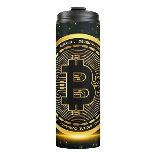 Bitcoin Crypto- Thermosbeker (Voorkant)