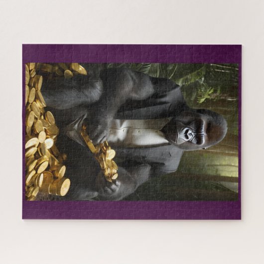 Bitcoin Cryptocurrency HODL Ape Legpuzzel (Horizontaal)