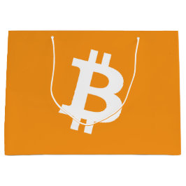 Bitcoin Cryptovaluta Logo Groot Cadeauzakje