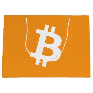Bitcoin Cryptovaluta Logo Groot Cadeauzakje