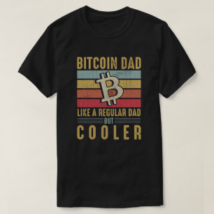 Bitcoin Dad - Cool Crypto Tech-Savvy Vader Design T-shirt