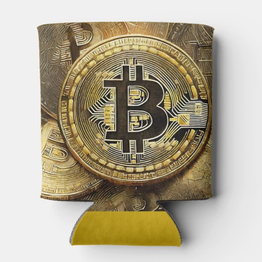 Bitcoin Design Koelbox Blikjeskoeler (Achterkant)
