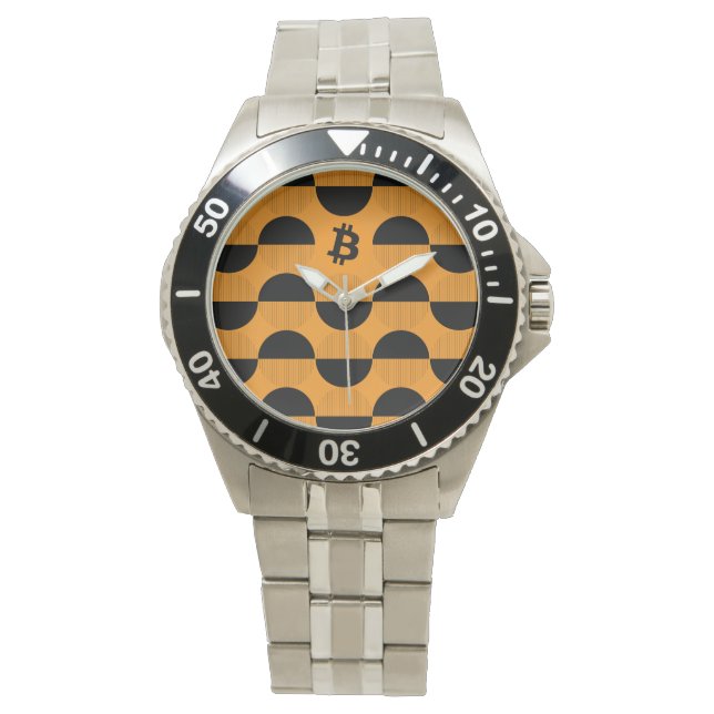 Bitcoin Designer Watch Horloge (Voorkant)