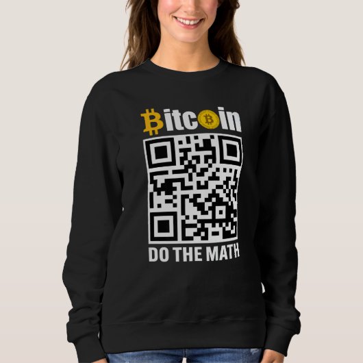 Bitcoin Do The Math BTC Crypto Mens Saying Trui (Voorkant)