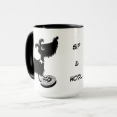 Bitcoin Dogs Sip & Hodl Coffee Mok (Voorkant links)