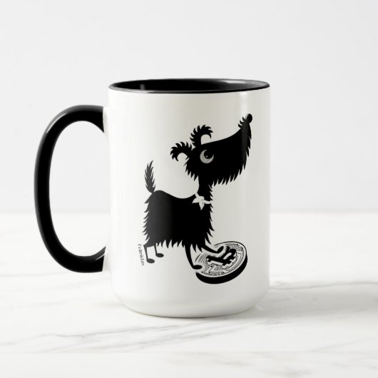 Bitcoin Dogs Sip & Hodl Coffee Mok (Links)