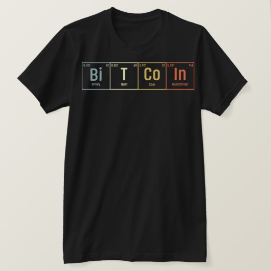 Bitcoin en Cryptocurrency T-Shirt Design (Design voorkant)