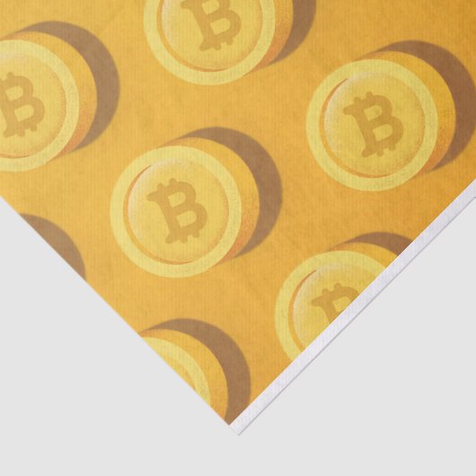 Bitcoin Fun Tissuepapier (Detail)