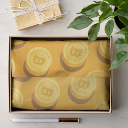 Bitcoin Fun Tissuepapier (Geschenk)
