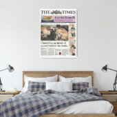 Bitcoin Genesis Block 2009 - Eerste bericht op Can Canvas Afdruk (Insitu (Slaapkamer))