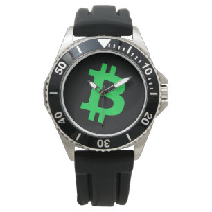 Bitcoin Green Day Horloge