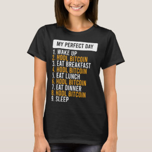 Bitcoin HODL Meme BTC Idee voor een Bitcoiner 1 T-shirt