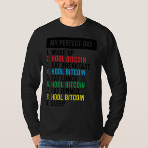 Bitcoin HODL Meme BTC Idee voor een Bitcoiner T-shirt