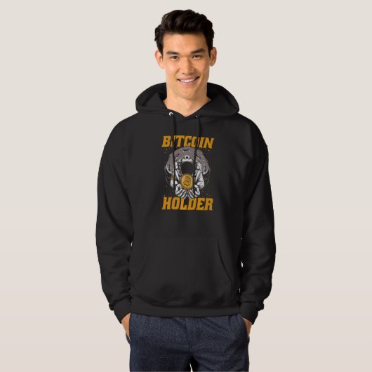 Bitcoin Holder Blockchain Crypto Currency Bitcoin Hoodie (Voorkant volledig)
