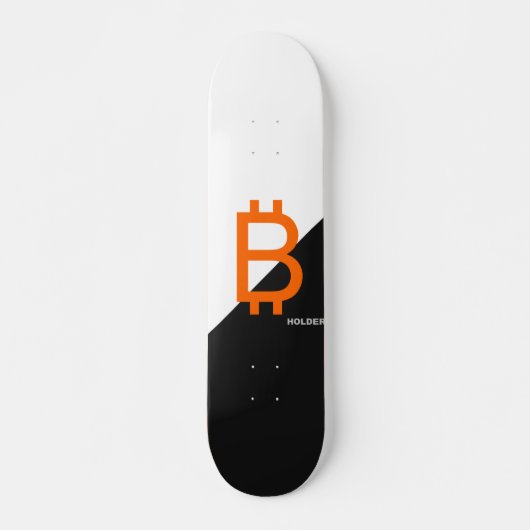 bitcoin HOLDER Skateboard (Voorkant)