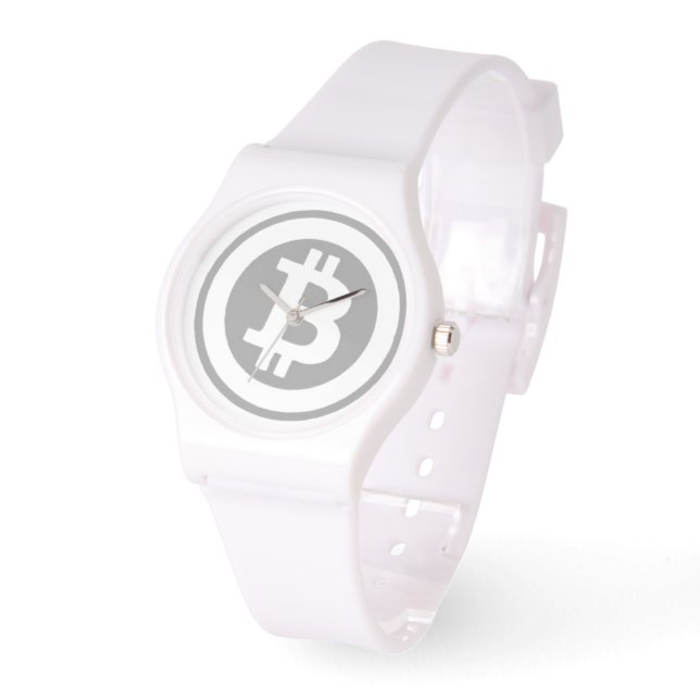 BITCOIN HORLOGE GRIJS (Hoek)