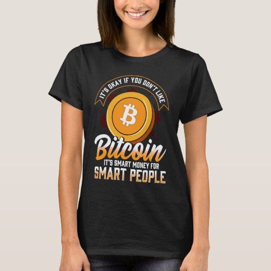 Bitcoin In code we trust BTC Crypto and Bitcoin T-shirt (Voorkant)