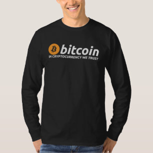 BITCOIN In Cryptovaluta We Trust Crypto Digitaal T-shirt