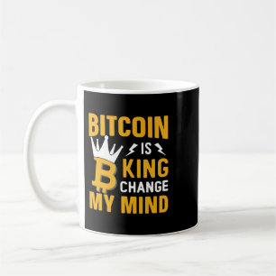 Bitcoin Is King BTC Crypto Mannen Gezegde 2 Koffiemok