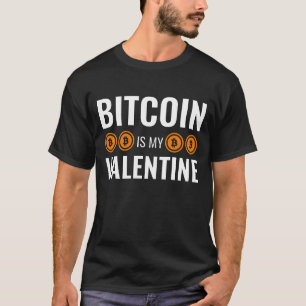 BITCOIN IS MIJN VALENTIJN Leuke Cryptocurrency T-shirt