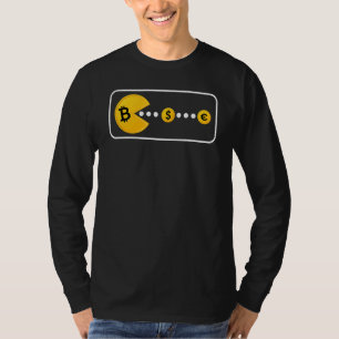 Bitcoin Jaagt Op Dollar En Euro Fiat Valuta - Nee  T-shirt