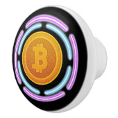 BITCOIN KERAMISCHE KNOP (Rechts)