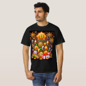 Bitcoin kerstboom t-shirt (Voorkant volledig)
