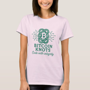 Bitcoin Knots T-Shirt – "Code met integriteit" Kno