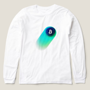 Bitcoin Kunst (Komeet - Stijl 2, Wit) Tri-Blend Shirt