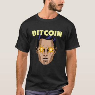 Bitcoin Laser Eyes (BTC-verklaring en grafisch mat T-shirt